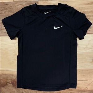 Nike Dri-fit Kids Black Short Sleeve Tee